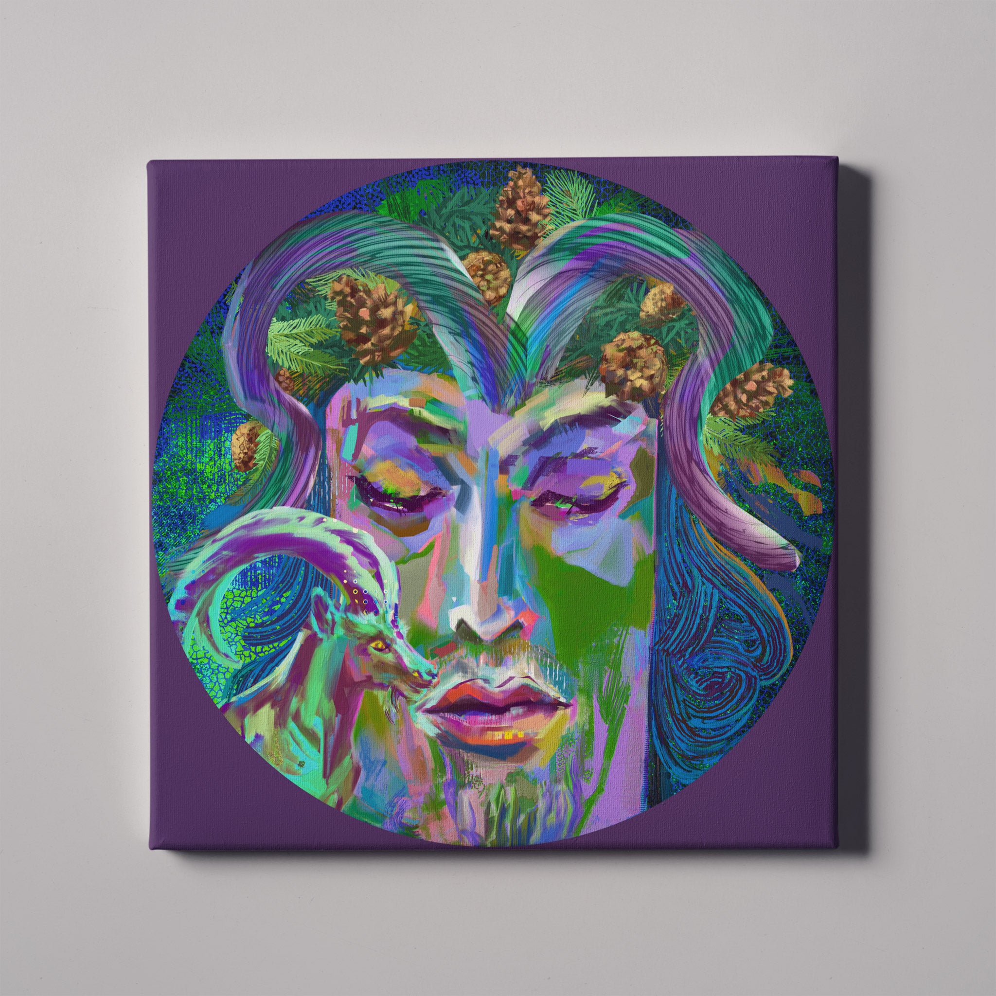 Sublime and grotesque, half human and half goat