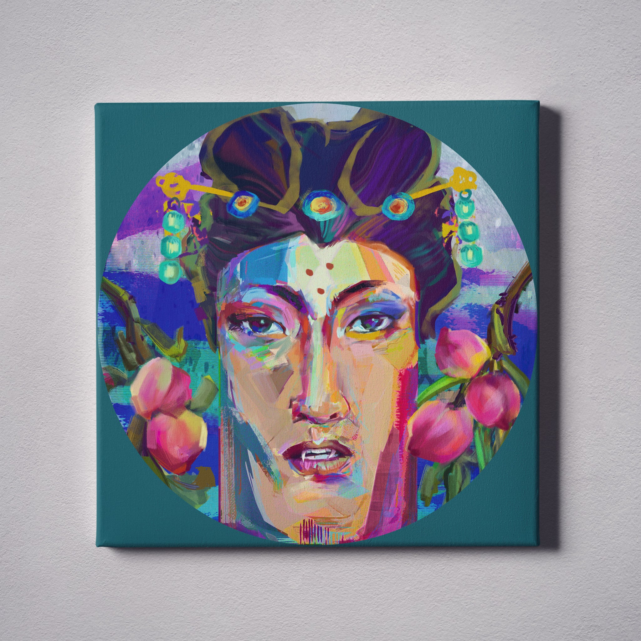 Kunlun goddess bestows peaches of immortality
